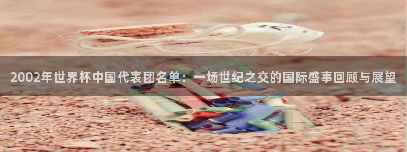 世界杯欧洲区赛程：2002年世界杯中国代表团名单：一场世纪之交的国际盛事回顾与展望
